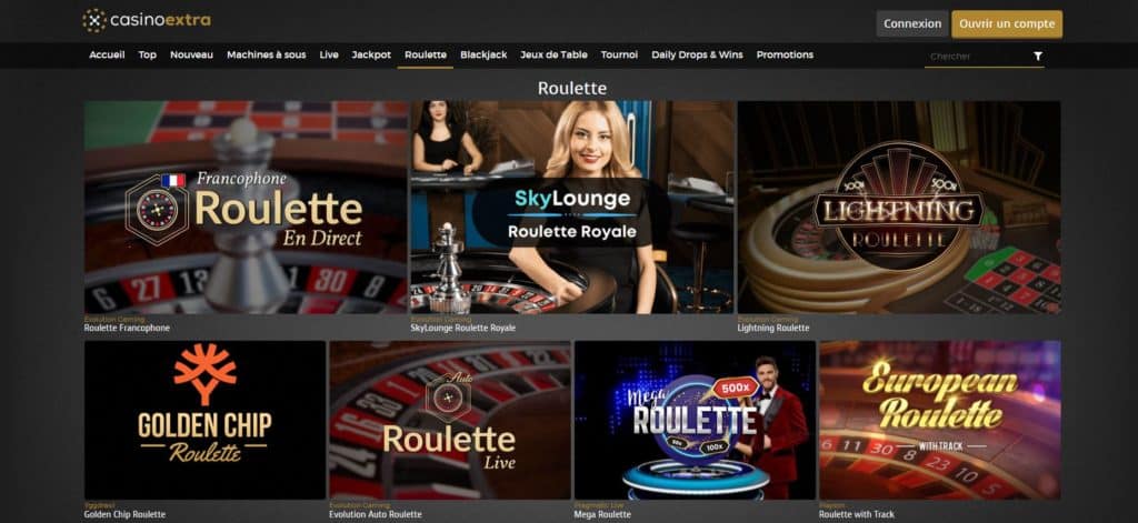 Roulette en ligne casino extra